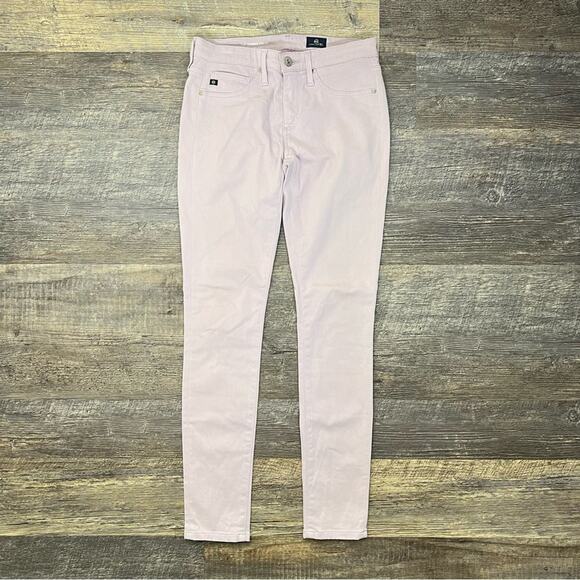 AG Adriano Goldschmied purple super skinny ankle legging jegging jeans 24 B151 - Picture 1 of 5